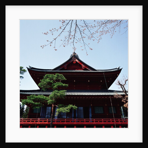 Exterior of an Asian building by Anonymous