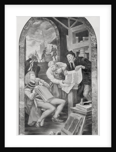 Johannes Gutenberg with Associates by Anonymous