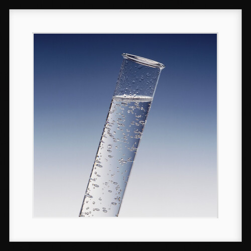 Bubbling Liquid in Test Tube by Anonymous