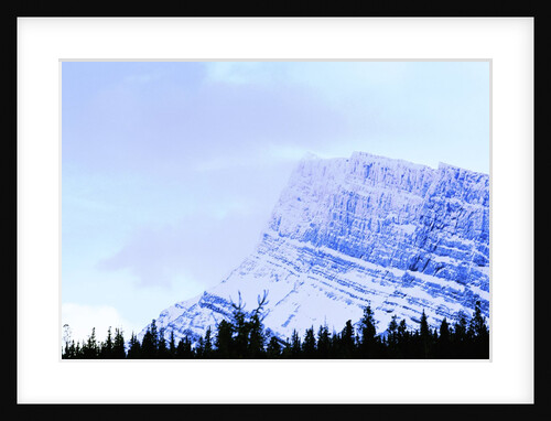 Snow-Covered Mountain Above Tree Line by Anonymous