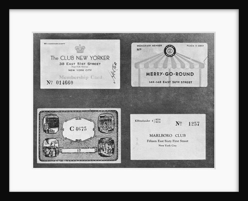 Speakeasy Cards by Anonymous