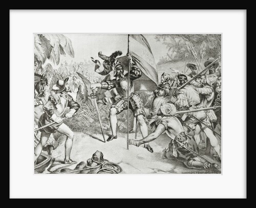 Alonso de Ojeda Proposing March to Men by Anonymous