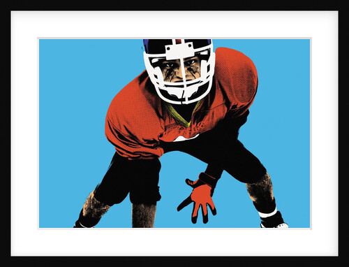 Football player by Anonymous