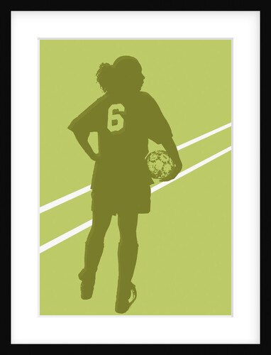 Female soccer player by Anonymous