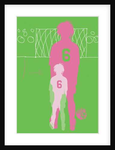 Contemplating soccer by Anonymous