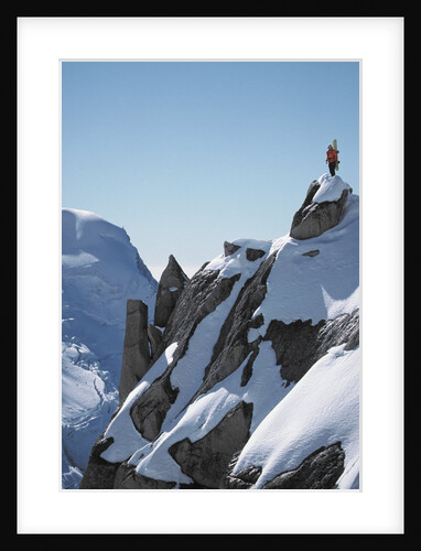 Snowboarder on the mountain by Anonymous