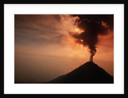 Eruption of the Colima Volcano by Anonymous
