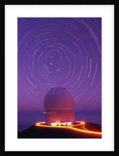 Star Trails Above Observatory by Anonymous