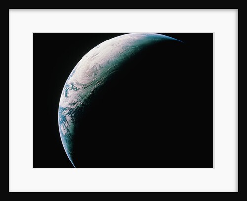 Crescent Earth from Space by Anonymous
