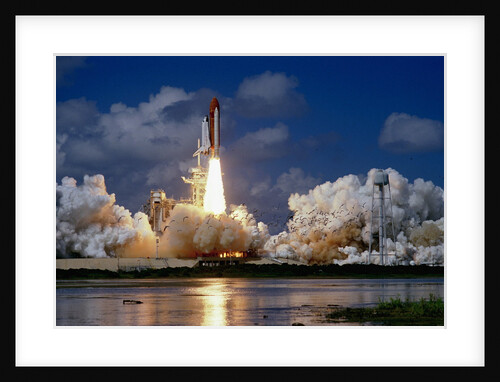 Launch of the Space Shuttle Discovery by Anonymous
