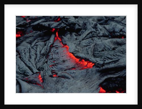 Cooling Lava in Hawaii by Anonymous
