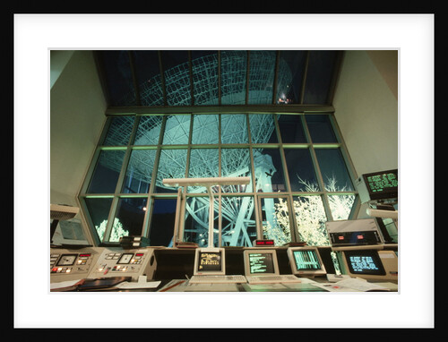 Control Room of a Radio Telescope in Germany by Anonymous