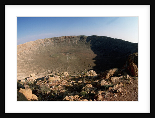 Arizona Meteor Crater by Anonymous