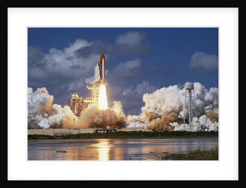 Launch of the Space Shuttle Discovery by Anonymous