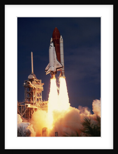 Space Shuttle Discovery Lifting Off by Anonymous