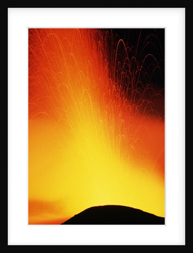 Lava Fountain at Stromboli by Anonymous