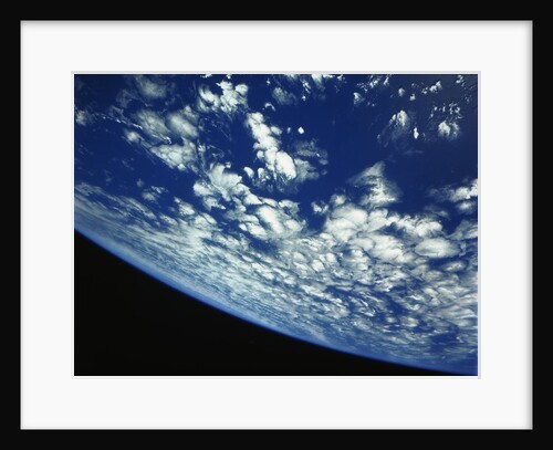 Cloud-Covered Earth Viewed from Challenger by Anonymous