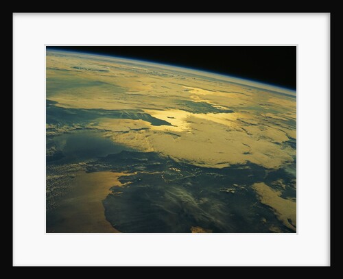 English Channel from Orbit by Anonymous