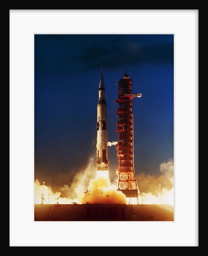 Test Firing of a Saturn V by Anonymous