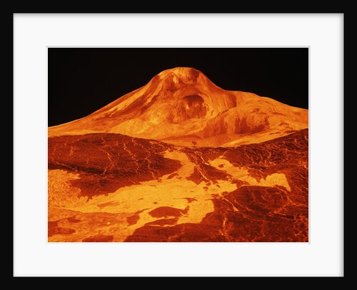 Volcano on Venus by Anonymous