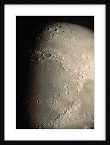Mare Imbrium and Apennine Mountains by Anonymous