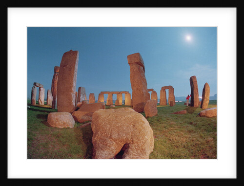 Stonehenge by Moonlight by Anonymous