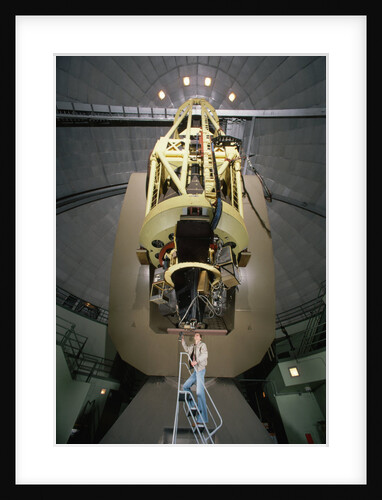 Dick Shaw Using Shane Telescope by Anonymous