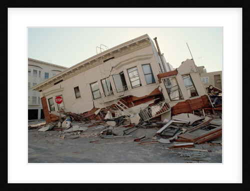 House Destroyed in Earthquake by Anonymous