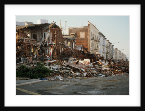 Home Destroyed in Earthquake by Anonymous