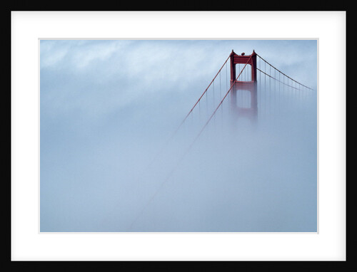 Fog Surrounding Golden Gate Bridge by Anonymous