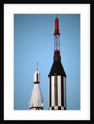 Mercury Space Capsule on Rocket by Anonymous