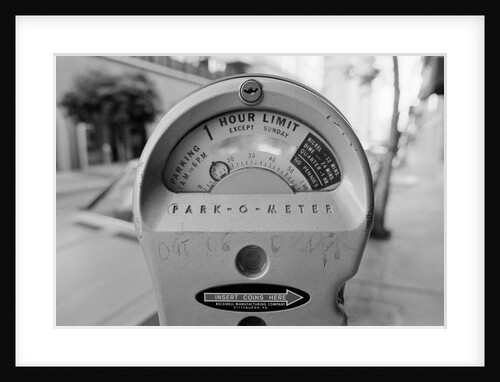 Close-up View of Parking Meter by Anonymous