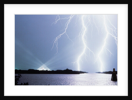 Lightning near Launch Pad by Anonymous
