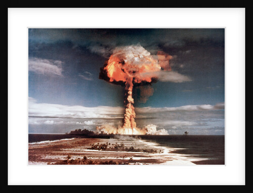 Mushroom Cloud During Atomic Weapons Test by Anonymous