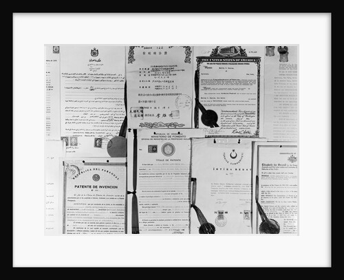 Patent Certificates by Anonymous