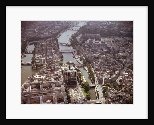Notre Dame Cathedral on Ile de la Cite by Anonymous