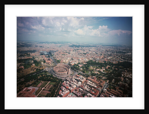Aerial of Roman Colosseum by Anonymous
