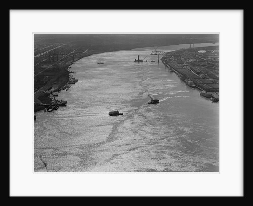 Ferry Barges on the Mississippi River by Anonymous