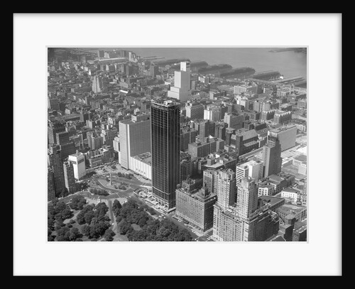 Over Columbus Circle by Anonymous