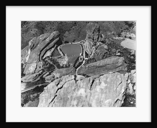 Red Rocks Ampitheater Follows Contours of Surrounding Cliffs by Anonymous