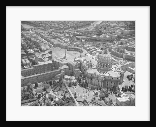 St. Peter's Basilica and the Sistine Chapel with other Vatican Buildings and Grounds by Anonymous