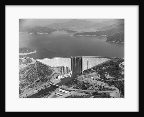 Aerial View of Shasta Dam by Anonymous
