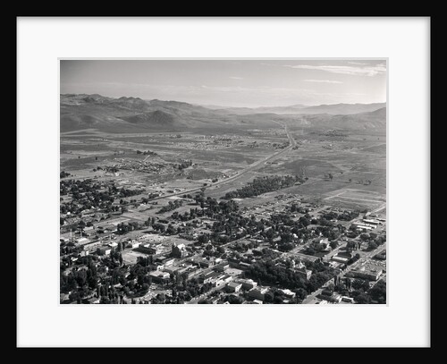 Aerial View of Outskirts of Town by Anonymous