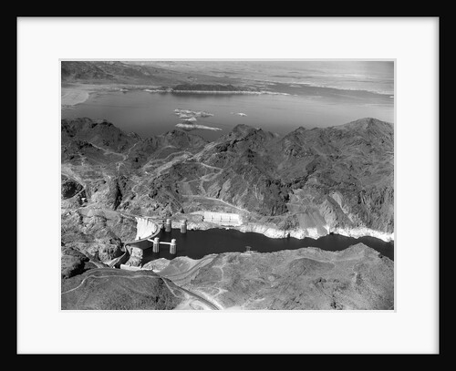Aerial View of Hoover Dam by Anonymous