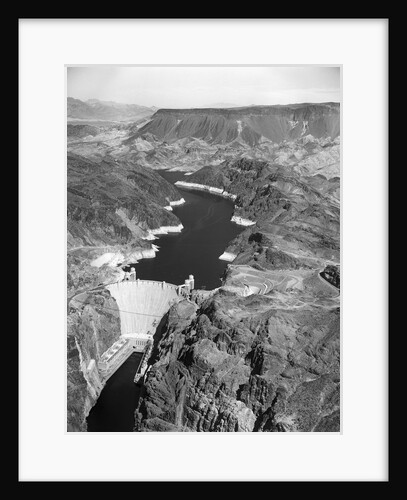 Aerial View of Hoover Dam by Anonymous