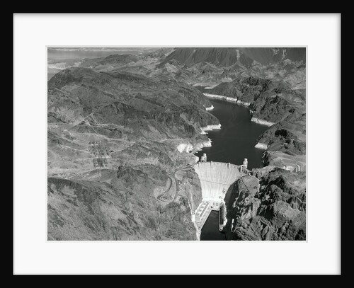 Aerial View of Hoover Dam by Anonymous