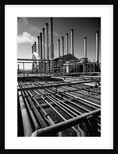 Abadan Oil Refinery by Anonymous