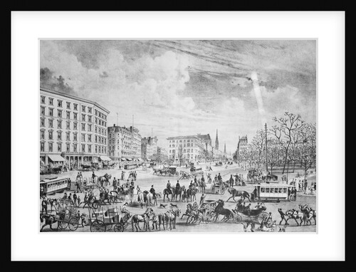 General Public Enjoying Madison Square by Frank M. Gregory