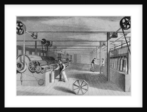 Cotton Mill Processing Cotton by Anonymous