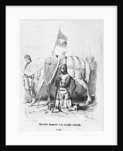 Knight from Second Crusade Praying by Anonymous